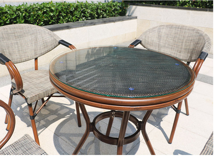 Starbucks-Style Outdoor Mesh Chair - Perfect for Backyard & Cafe Lounging - 图片 3